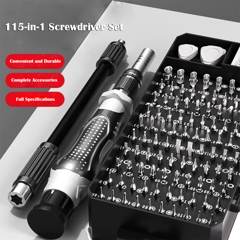 In-One Screwdriver Set Strong Magnetic Mobile Phone Household Disassembly Home Appliance Computer Multi-Function Repair Tool Screwdriver Zero Armor