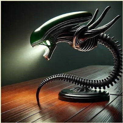 Resin Creature Alien New Home Decor Lamp Ornament Lamp Stand Bedroom Cross-Border