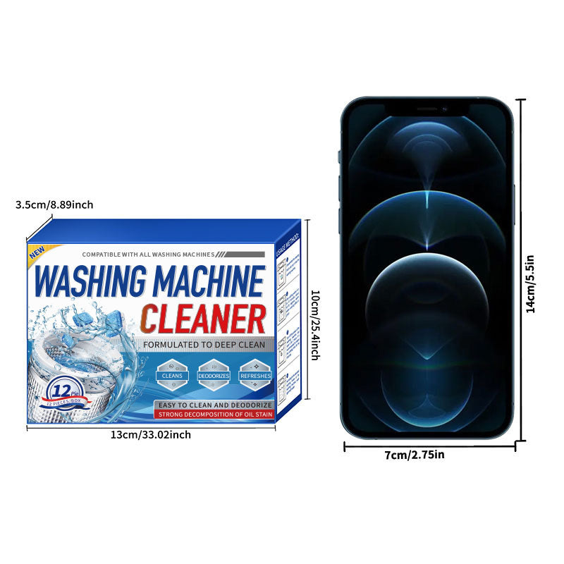 Cross-Border Washing Machine Tank Cleaning Agent Dishwasher Effervescent Tablets Fully Automatic Disinfectant Effervescent Cleaner Stain Remover