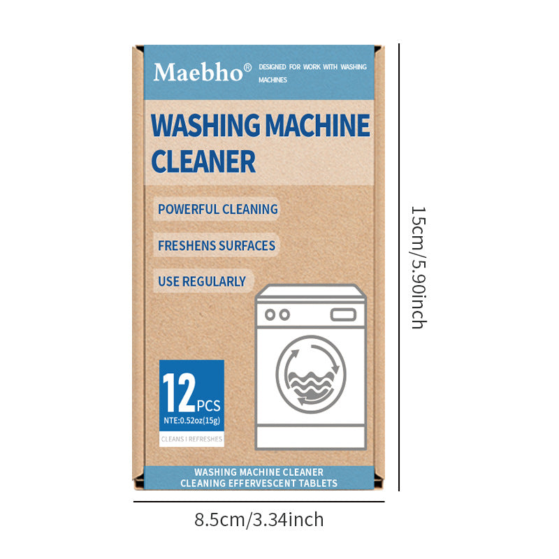 Cross-Border Washing Machine Tank Cleaning Agent Dishwasher Effervescent Tablets Fully Automatic Disinfectant Effervescent Cleaner Stain Remover