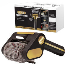 Cross-Border New Product Stainless Steel Roller BBQ Brush Rechargeable with Light Brushless Hair Removal Special Food-Grade Cleaner Brush