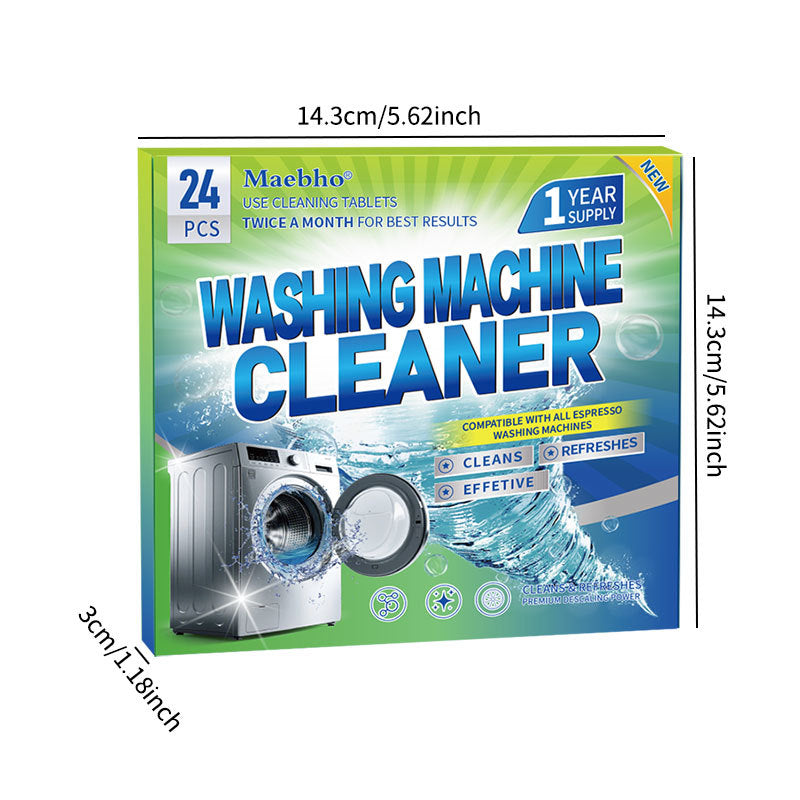 Cross-Border Washing Machine Tank Cleaning Agent Dishwasher Effervescent Tablets Fully Automatic Disinfectant Effervescent Cleaner Stain Remover
